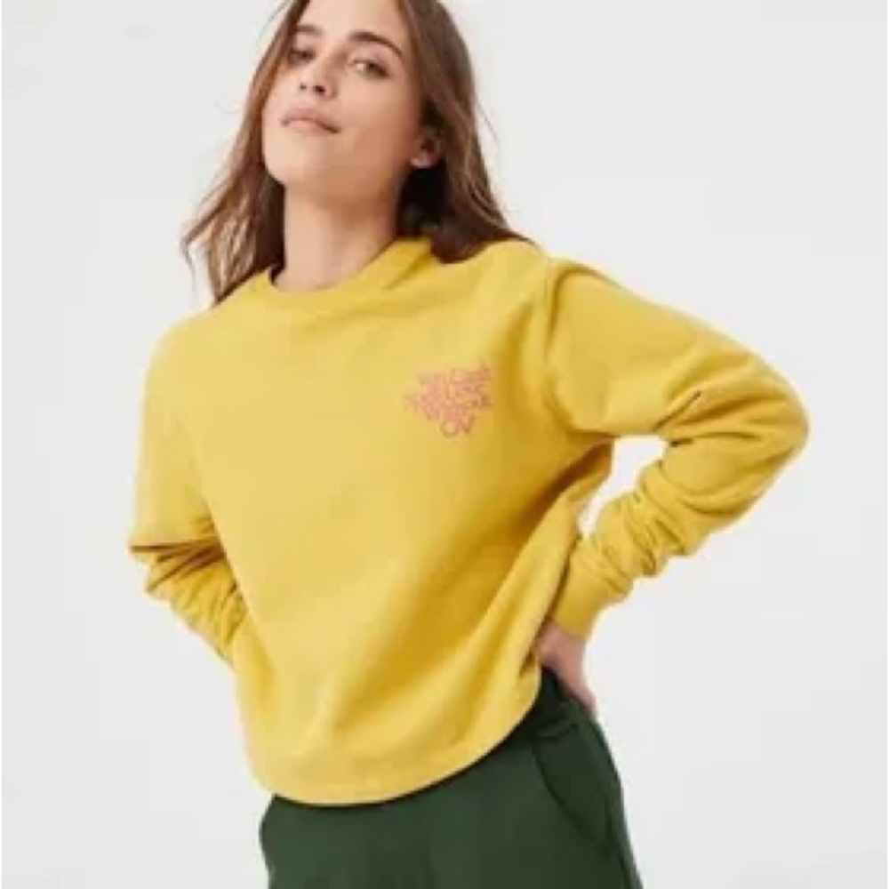 Outdoor Voices Love w/o OV Cropped Sweatshirt